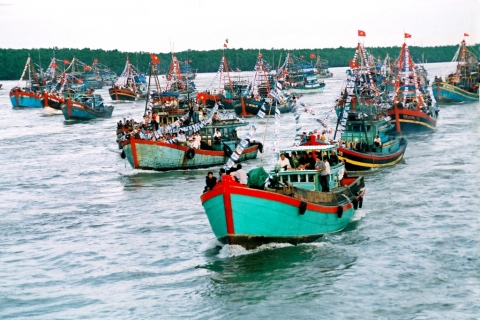  Du ngoạn đất biển B&igrave;nh Đại, Bến Tre